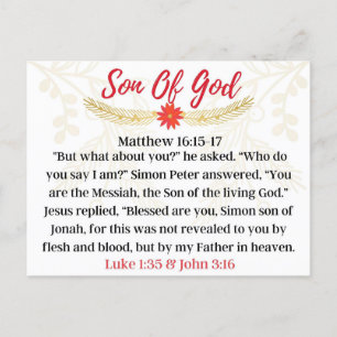 Tag 21 Namen Jesu Sohn des Erwachens Gottes Postkarte