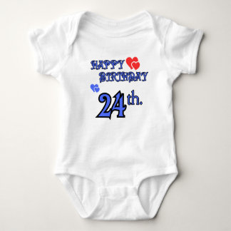 Tag 24 Geburtstag Bodysuit Baby Strampler