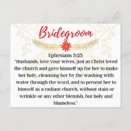 Tag 24 | Namen Jesu | Bridegroom Advent Postkarte