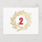 Tag 2. Namen Jesu | Erretter | Adventskalender Postkarte (Vorderseite)