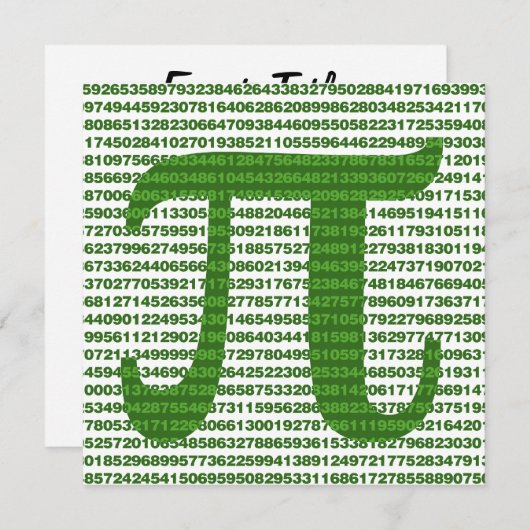 Tag 3.14 einladung (Vorne/Hinten)