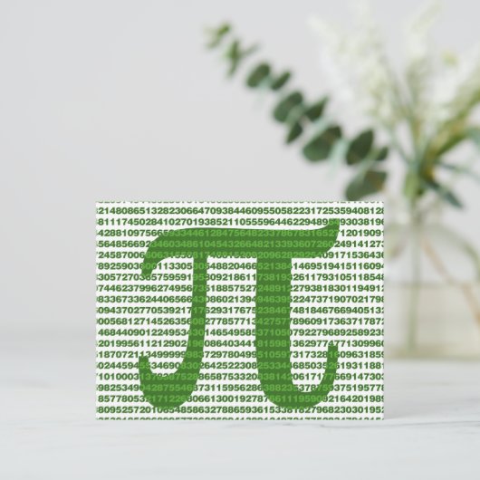 Tag 3.14 postkarte (Stehend Vorderseite)