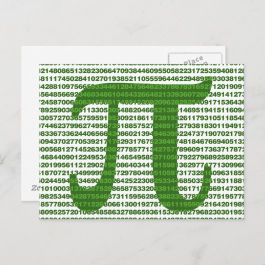 Tag 3.14 postkarte (Vorne/Hinten)