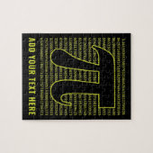 Tag 3.14: Schwarz-Gelb-Glückspilz Puzzle (Horizontal)