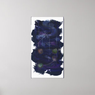 Tag 4 der Genesis: Sterne 2014 Leinwanddruck