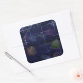 Tag 4 der Genesis: Sterne 2014 Quadratischer Aufkleber (Umschlag)