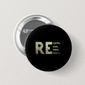 Tag 4: Erneute Recycelte Erde überdenken Button (Vorne & Hinten)