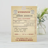 Tag 50. Geburtstag Ungerer Spaß Alberner Wert Einladung (Stehend Vorderseite)