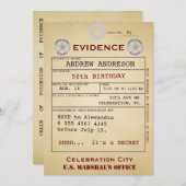 Tag 50. Geburtstag Ungerer Spaß Alberner Wert Einladung (Vorne/Hinten)