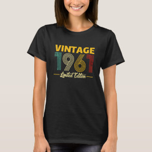 Tag 61 Vintag 1961 61. Geburtstag T-Shirt