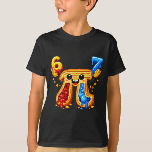 Tag 67 Meme 3.14 Tropfsymbol Gebäck Mathe-Nerd Hum T-Shirt