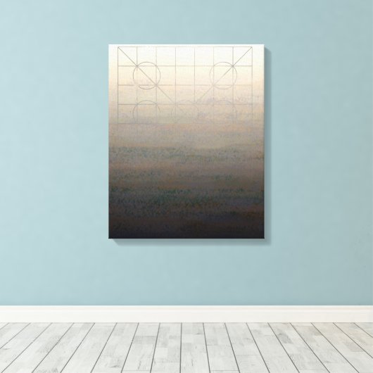 Tag 7 der Genese: Erholung Leinwanddruck (Insitu (Holzboden))