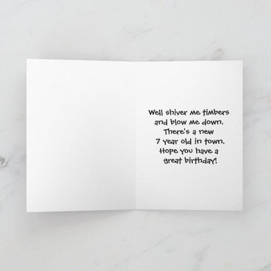 Tag 7 Pirate Karte (Innenseite)