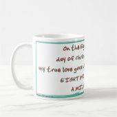 Tag 8 - 12 Tage der Weihnachtskaffee-Tasse Kaffeetasse (Links)