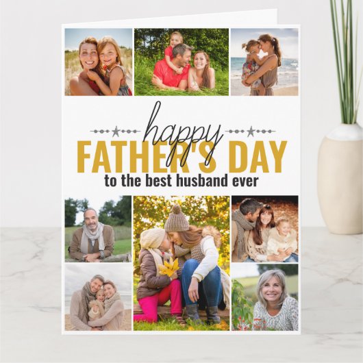 Tag 8 der Vaterschaft Personalisierte Karte (Vorderseite)