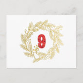 Tag 9. Namen Jesu | Wunderbarer Advent Postkarte (Vorderseite)