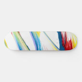 Tag Along 3 Wilde Gestreifte Abstrakte Skateboard  (Horizontal)