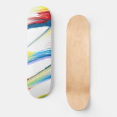 Tag Along 3 Wilde Gestreifte Abstrakte Skateboard  (Vorderseite)