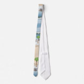 Tag am beach-4 krawatte (Rückseite)