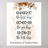 Tag am besten Hochzeitstag Ja Tag Fall Eukalyptus