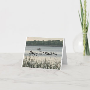 TAG AM SEE "21. BIRTHDAY CARD" KARTE