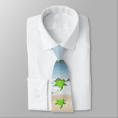 Tag am Strand -1 Krawatte (Gebunden)