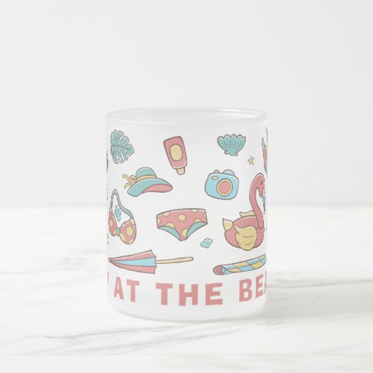 Tag am Strand - 2025 Mattglastasse (Mittel)