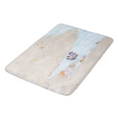 Tag am Strand Badematte (Schrägansicht)