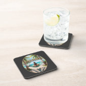 Tag am Strand Getränkeuntersetzer (Rechte Seite)