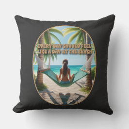 Tag am Strand Kissen
