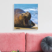 Tag am Strand Leinwanddruck (Insitu (Wohnzimmer))