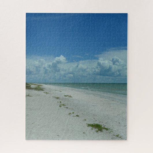 Tag am Strand mit tropischem Wasser Puzzle (Vertikal)