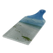 Tag am Strand mit tropischem Wasser Schneidebrett (Ecke)