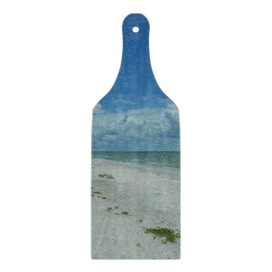 Tag am Strand mit tropischem Wasser Schneidebrett (Vorderseite)