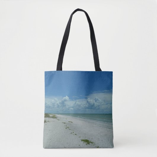 Tag am Strand mit tropischem Wasser Tasche (Vorderseite)