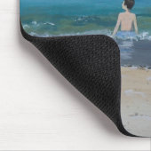 Tag am Strand Mousepad (Ecke)