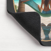 Tag am Strand Mousepad (Ecke)