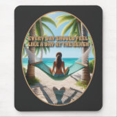Tag am Strand Mousepad (Vorne)