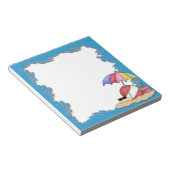 Tag am Strand Notepad Notizblock (angewinkelt)
