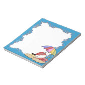 Tag am Strand Notepad Notizblock (Rotiert)