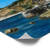 Tag am Strand Poster (Ecke)