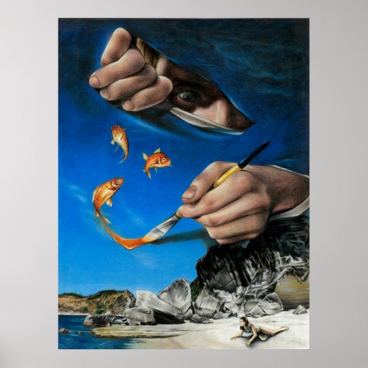 Tag am Strand Poster (Vorne)