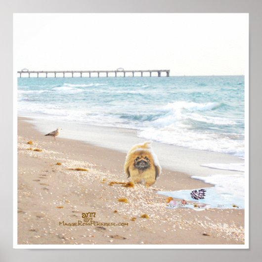 Tag am Strand Poster (Vorne)