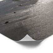 Tag am Strand Poster (Ecke)