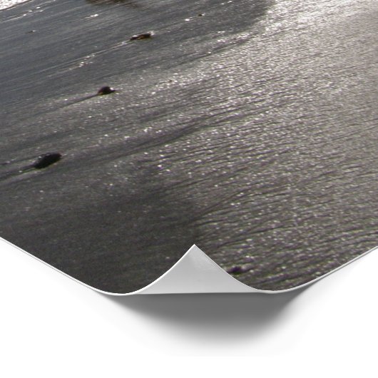 Tag am Strand Poster (Ecke)