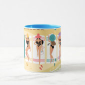 Tag am Strand Tasse (Zentrum)