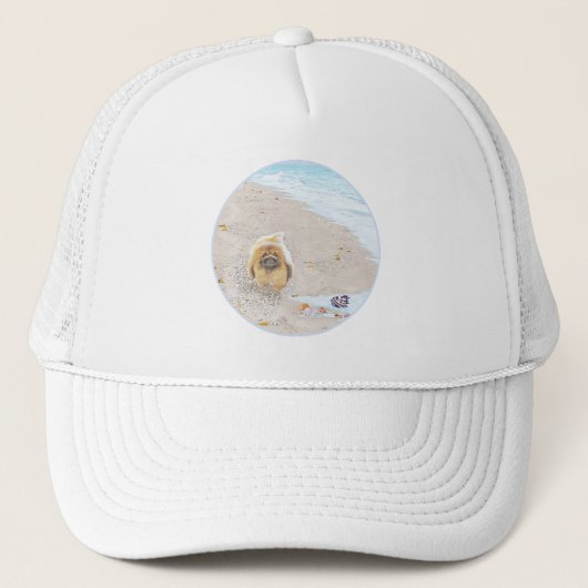 Tag am Strand Truckerkappe (Vorderseite)