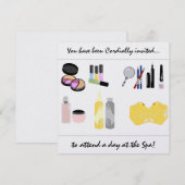 Tag am Wellness-Center Einladungen (Vorne/Hinten)