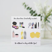 Tag am Wellness-Center Einladungen (Stehend Vorderseite)