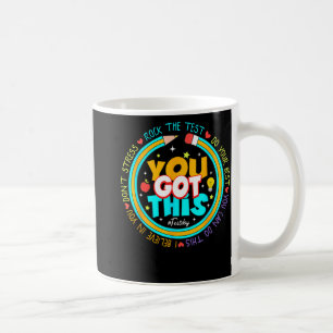 Tag, an dem Sie diesen Testtag Got haben, war der  Kaffeetasse